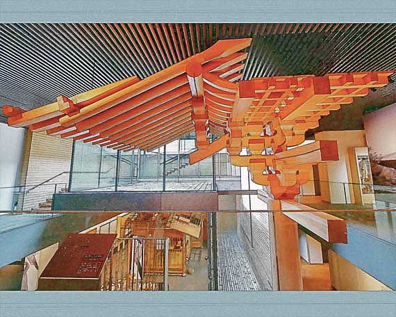 芦屋プラン株式会社　2022 唐招提寺模型